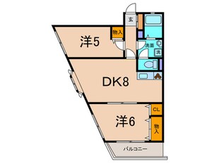 ハウゼ　グリュ－ネスⅡの物件間取画像